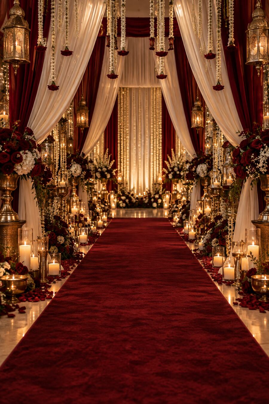 Luxury wedding celebration